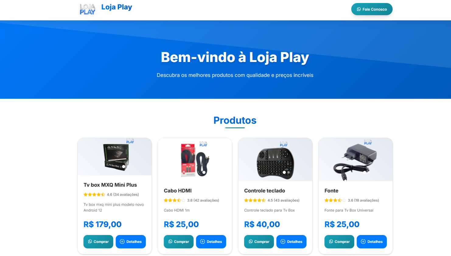 LOJA PLAY ONLINE v1